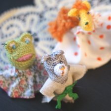 Вязаный кукольный театр