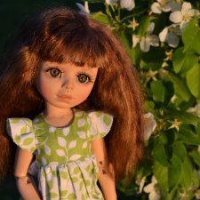 Моя маленькая Снегурочка и солнце