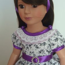 Carpatina Kohanna 18 inch Slim Doll, полностью виниловая куколка
