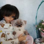 А к нам приехал котей - Бонька!