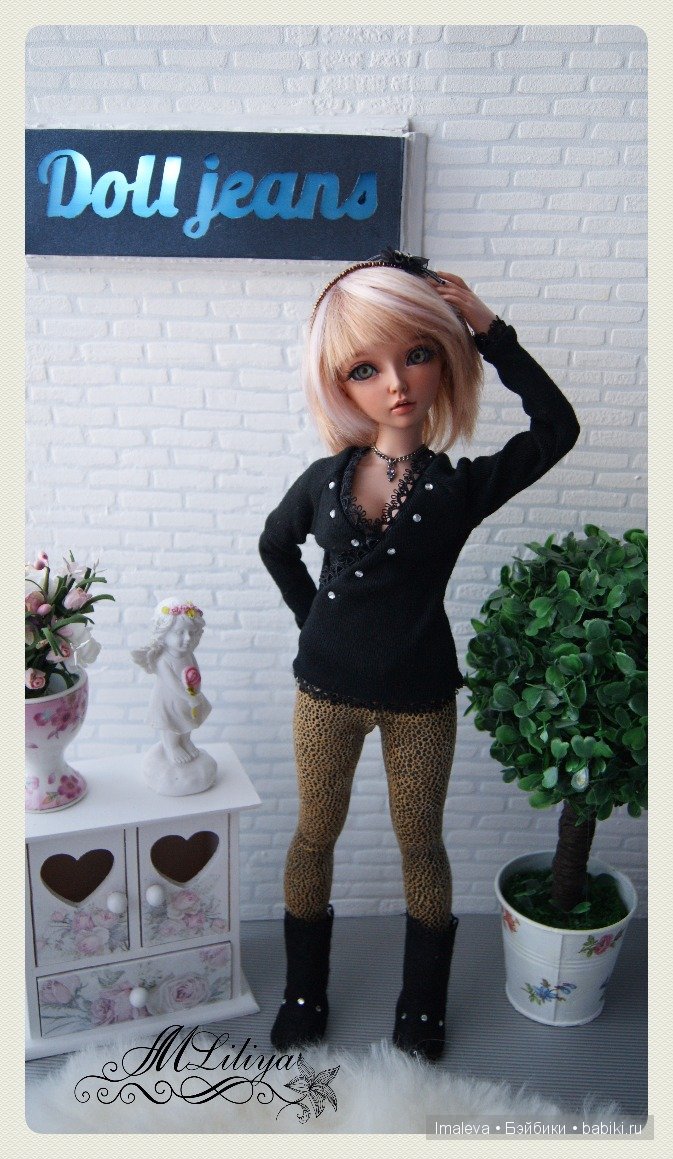 Трикотажная коллекция "Doll jeans". Зима - 2016 или одежда для слим МСД (фото 9)