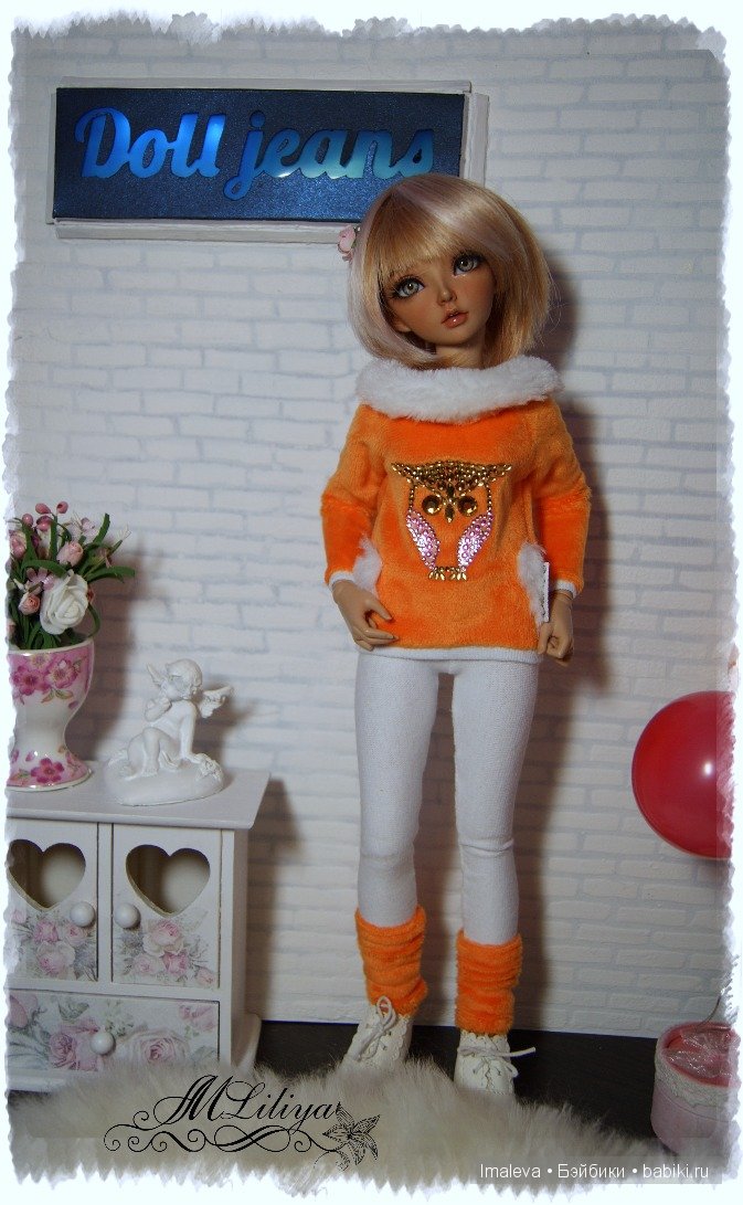 Трикотажная коллекция "Doll jeans". Зима - 2016 или одежда для слим МСД (фото 2)