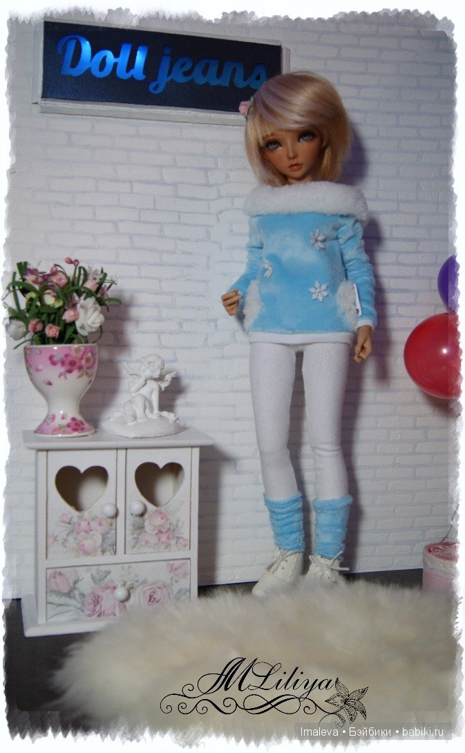 Трикотажная коллекция "Doll jeans". Зима - 2016 или одежда для слим МСД (фото 3)