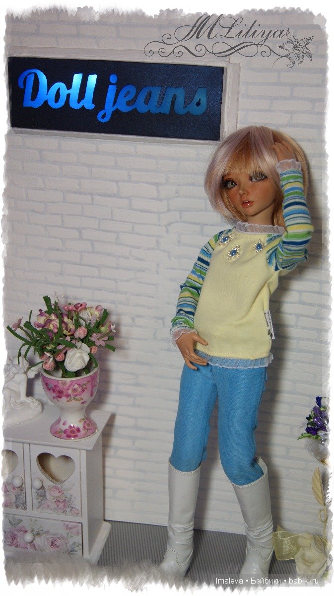 Трикотажная коллекция "Doll jeans". Зима - 2016 или одежда для слим МСД (фото 5)