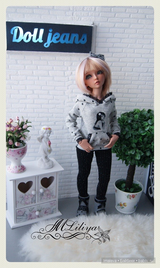 Трикотажная коллекция "Doll jeans". Зима - 2016 или одежда для слим МСД (фото 7)