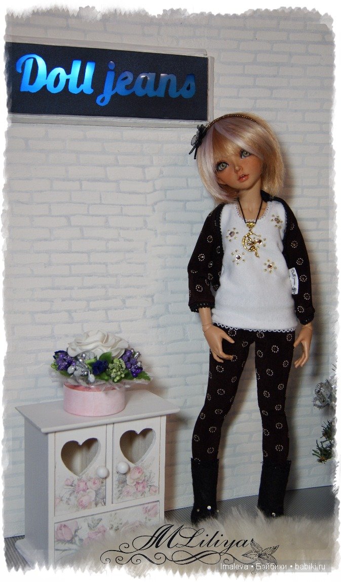 Трикотажная коллекция "Doll jeans". Зима - 2016 или одежда для слим МСД (фото 8)