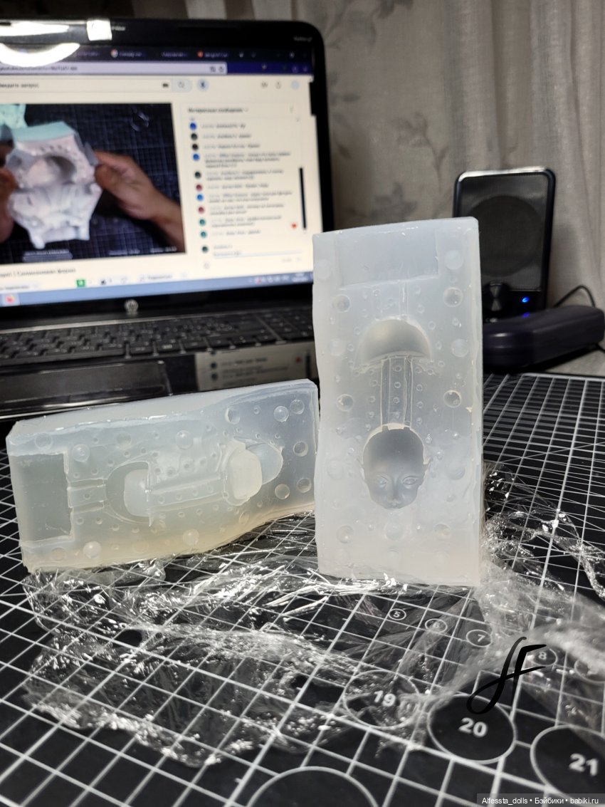Тестовая отливка из пу | Бэйбики Тестовая отливка из пу — Авторские шарнирные куклы своими руками: лепка (фото 3)