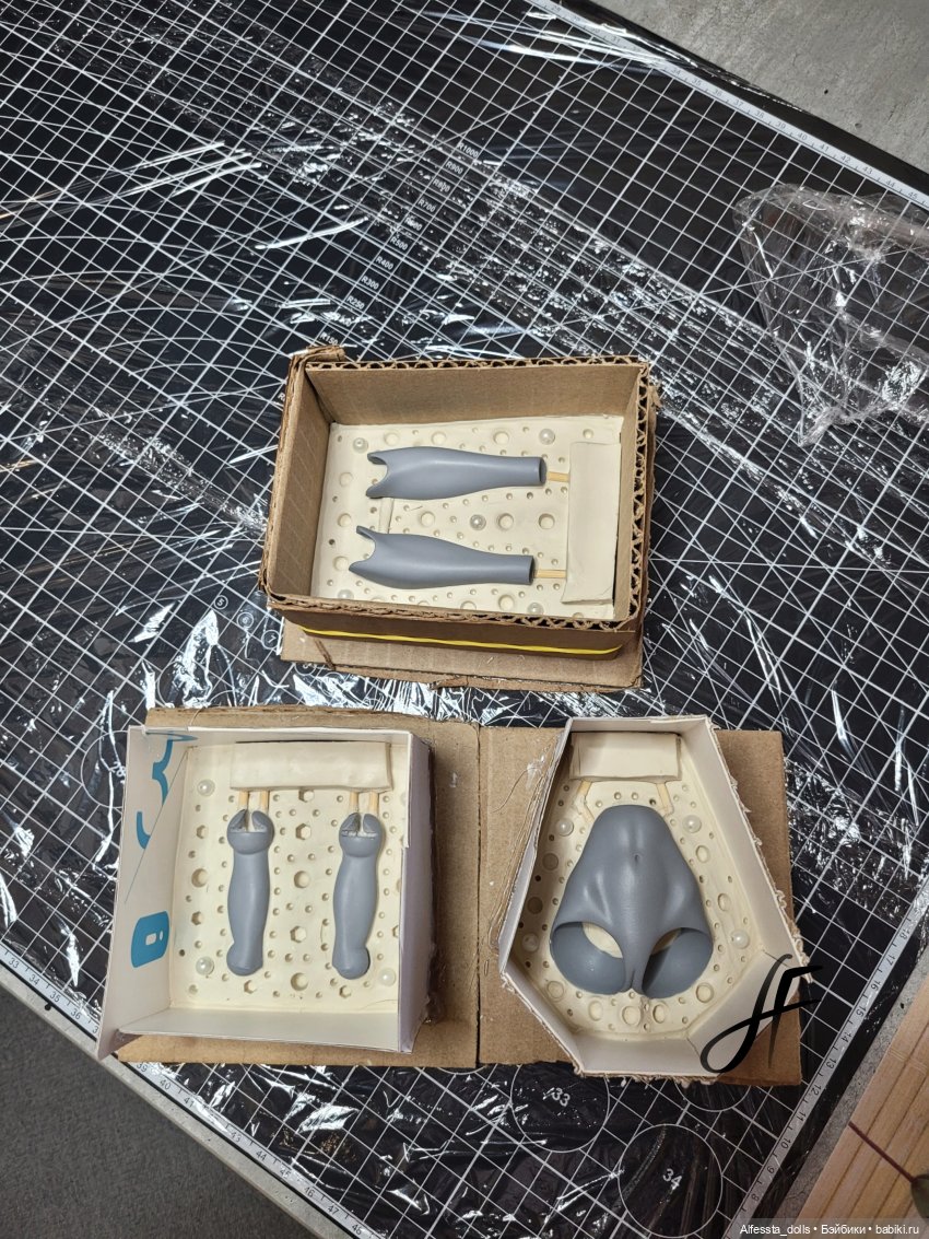 Тестовая отливка из пу | Бэйбики Тестовая отливка из пу — Авторские шарнирные куклы своими руками: лепка