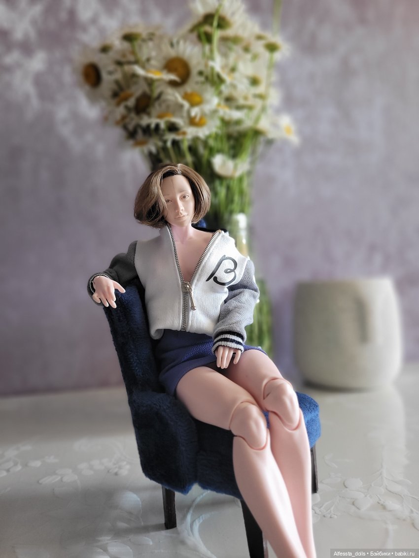 Паричок для Виты — Авторские шарнирные куклы своими руками: лепка (фото 2)