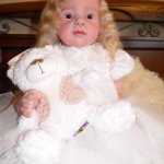 Моя зеленоглазая Лизонька, кукла реборн Натальи Фединой, Baby-Zest