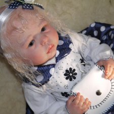 Моя малышка Оленька, кукла реборн Натальи Фединой, Baby-Zest