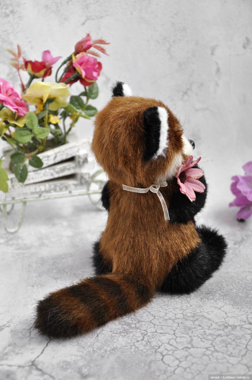 Карманная красная панда. Австорский тедди ручной работы (фото 3)