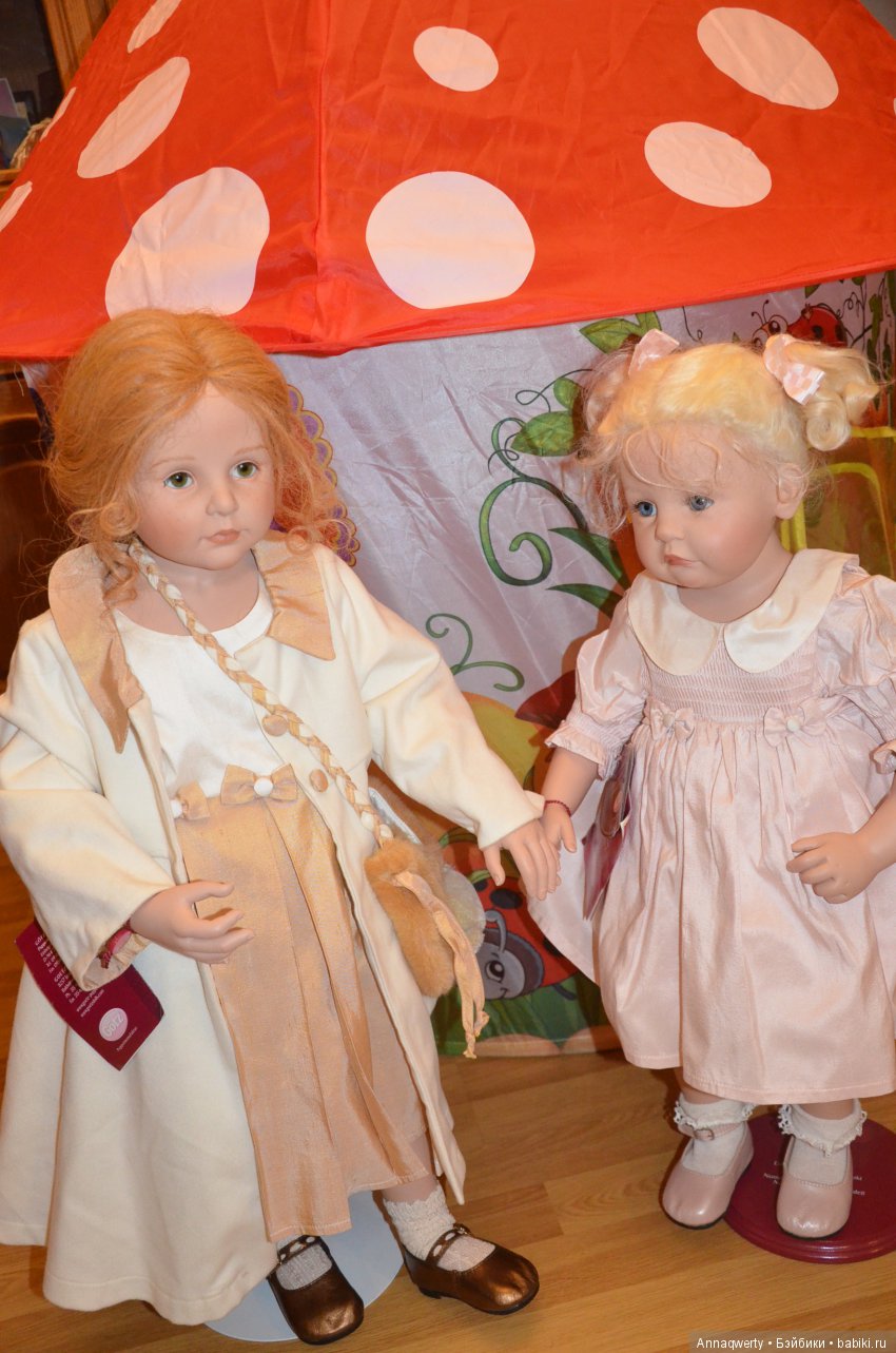 Лесли и Холли из коллекции "Шесть сестёр" от Hildegard Gunzel для Gotz 2002 года
