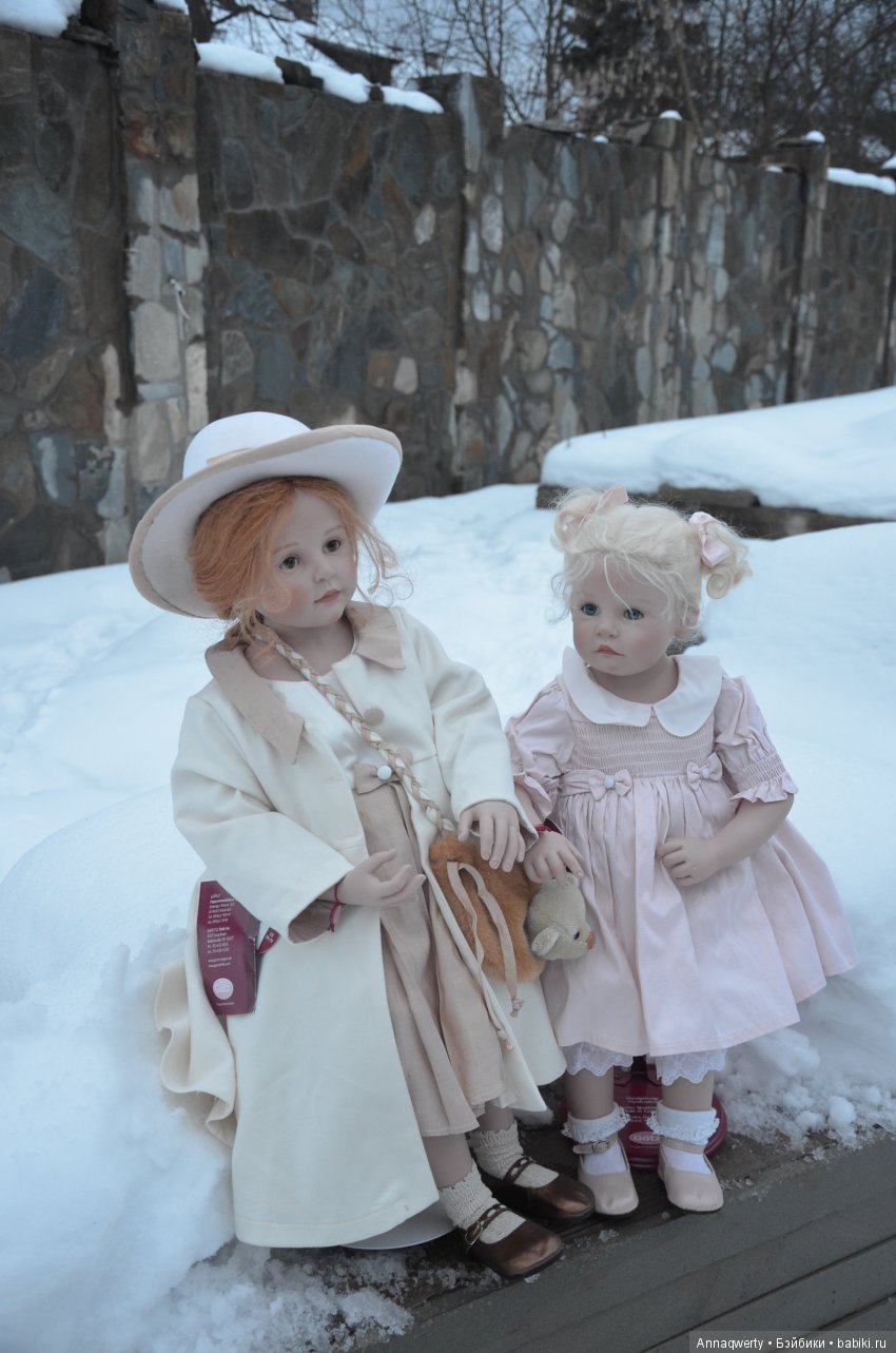 Лесли и Холли из коллекции "Шесть сестёр" от Hildegard Gunzel для Gotz 2002 года
