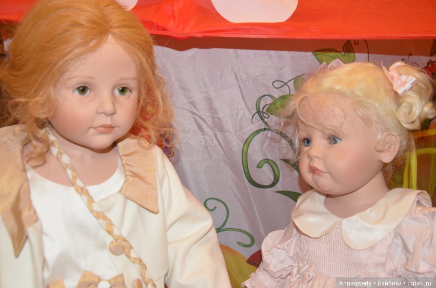 Лесли и Холли из коллекции "Шесть сестёр" от Hildegard Gunzel для Gotz 2002 года
