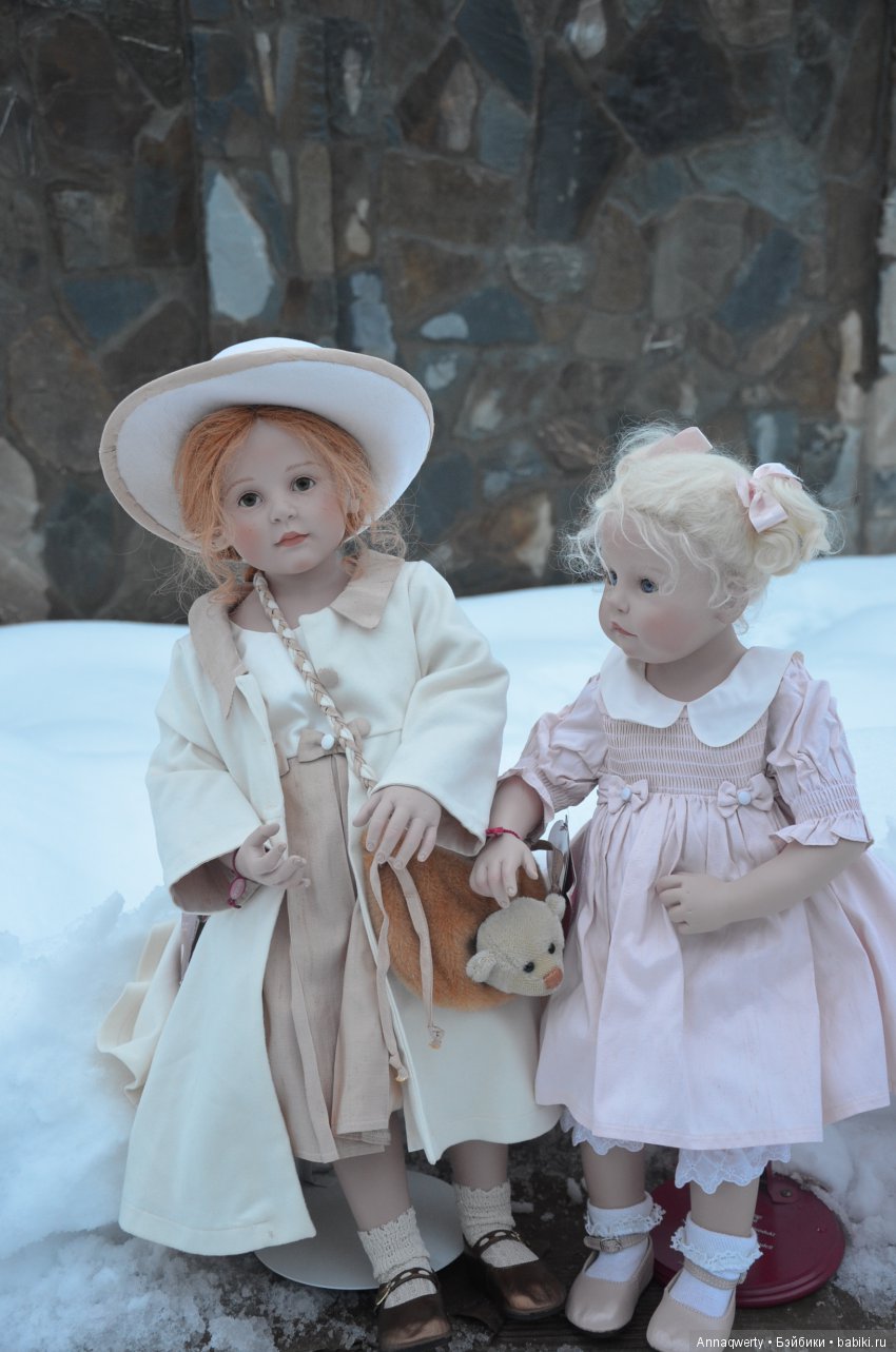 Лесли и Холли из коллекции "Шесть сестёр" от Hildegard Gunzel для Gotz 2002 года