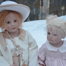 Лесли и Холли из коллекции "Шесть сестёр" от Hildegard Gunzel для Gotz 2002 года