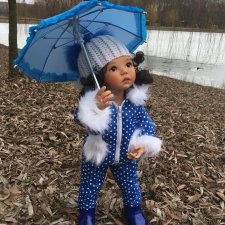 Цвет настроения был точно синий(Saffi meadow dolls) Мы в десятке!