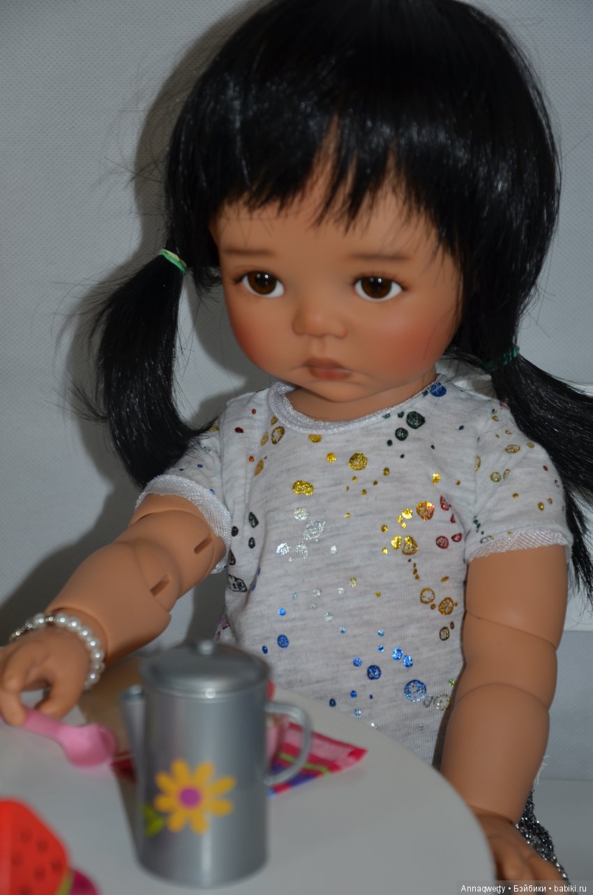 Как живут мои девочки Лиза и София(Meadow dolls) или приглашаем на чай (фото 5)