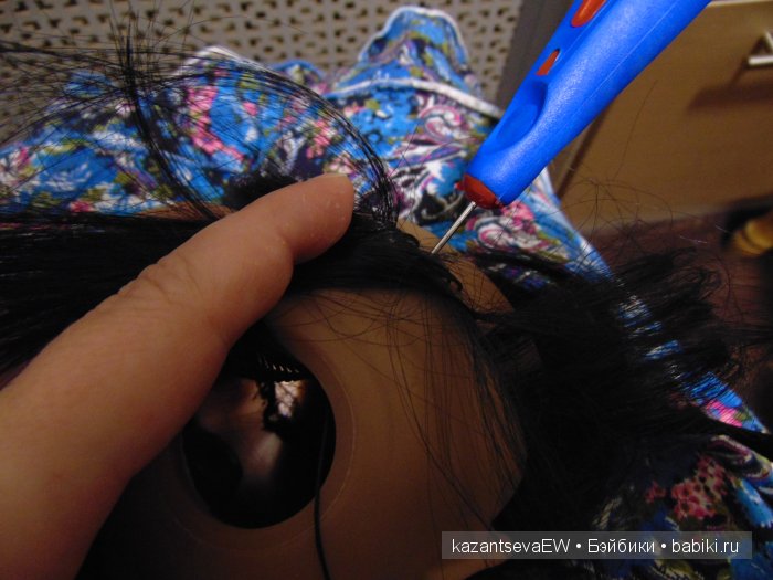 Новые волосы для Фелиции — Перепрошивка волос и восстановление париков: МК