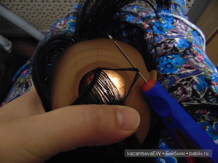 Новые волосы для Фелиции — Перепрошивка волос и восстановление париков: МК