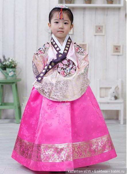 Корейские костюмы для девочек