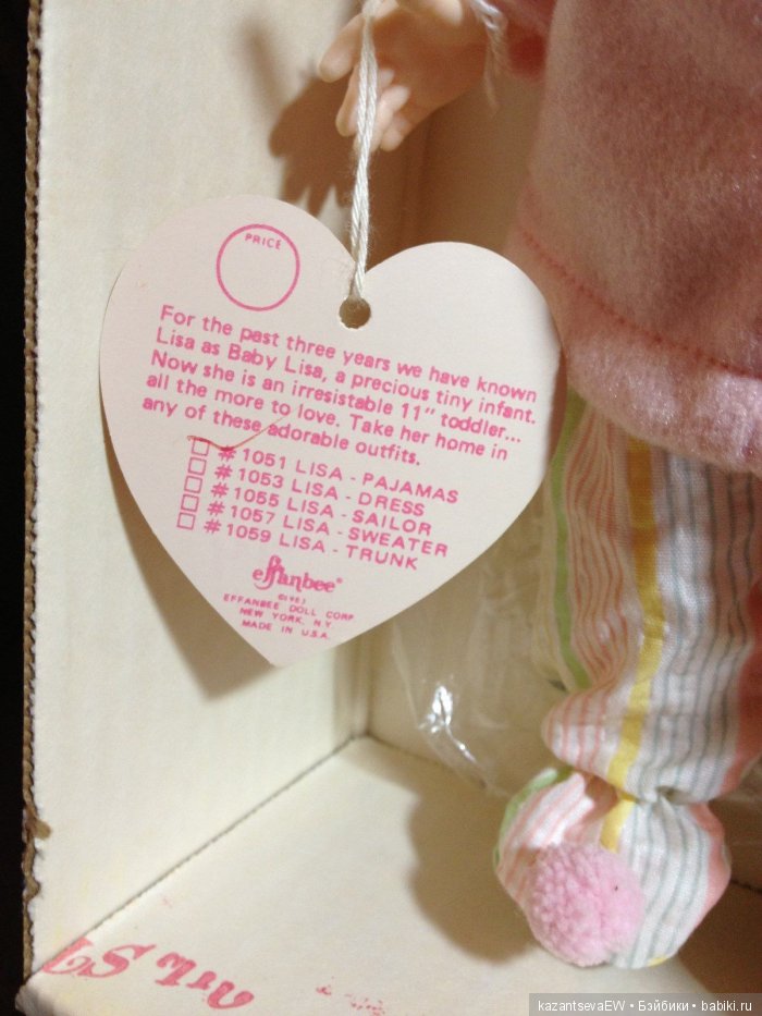 Лиза от Effanbee — Куклы Effanbee (Эффанби): Patsy (Патси) (фото 4)