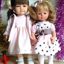 Мариэтта от Carmen Gonzalez,  Паола от Paola Reina, Анечка и Митя "Весна".  И немножко сравнительных фото