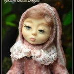 Анечка - маленькая зайка и Борька - обжорка хомячок, мои первые лепные куколки тедди долл