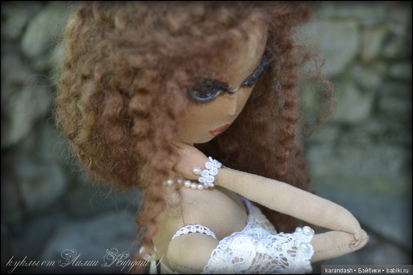 Жизель. Текстильная кукла (фото 8)