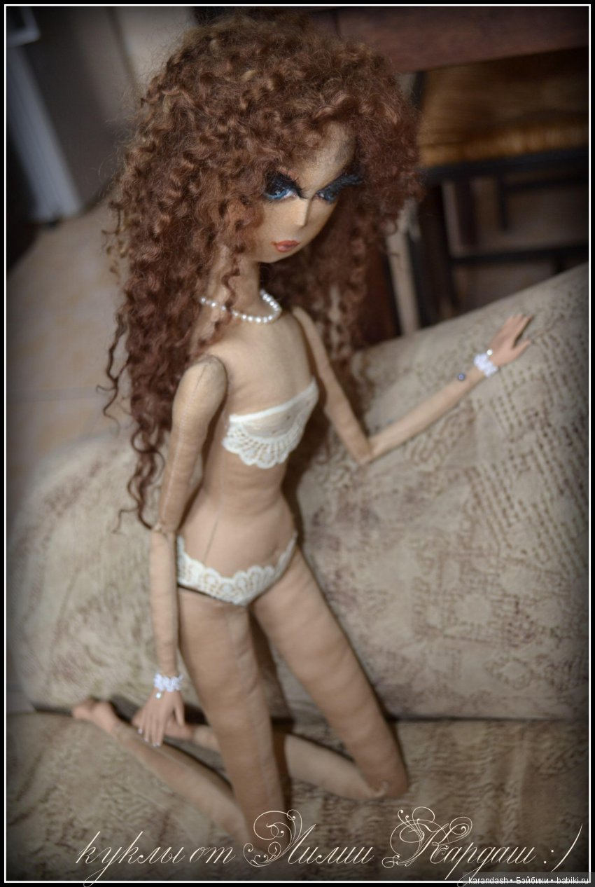 Жизель. Текстильная кукла (фото 10)