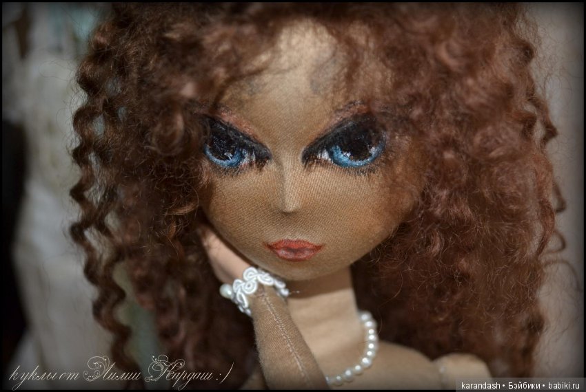 Жизель. Текстильная кукла (фото 9)