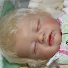 Маленький нежный комочек малышка реборн Тереза