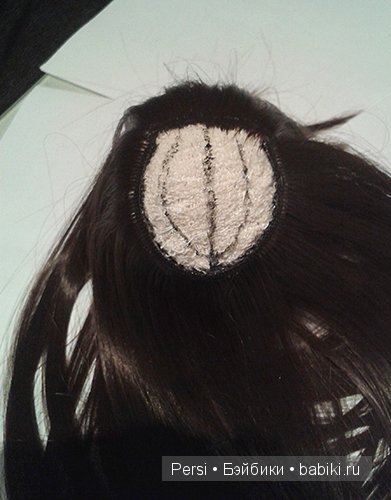 "Проба пера". Первый макияж и первый парик для куклы