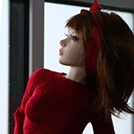 Всё красное.)