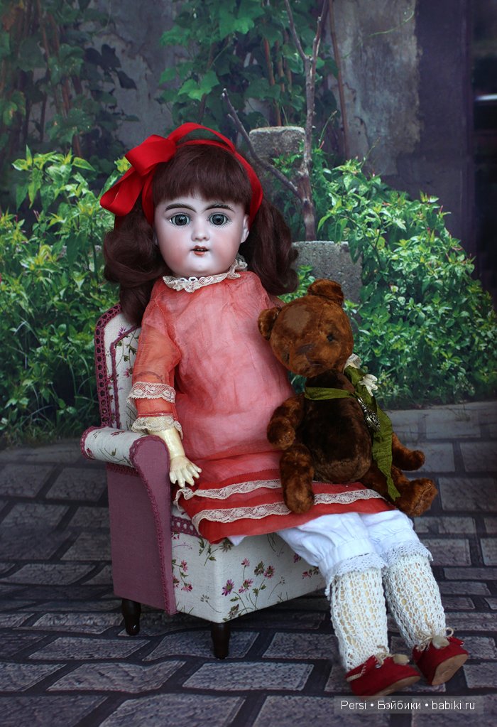 Антикварные куклы Фрида и Матильда. Armand Marseille