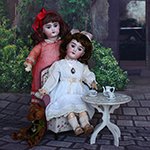 Антикварные куклы Фрида и Матильда. Armand Marseille