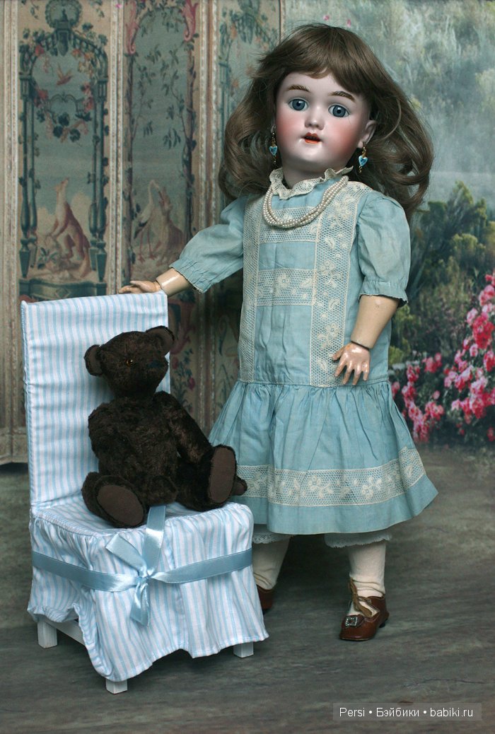 Анхен и медведь — Антикварные куклы Heinrich Handwerck (Хандверк): молды 109