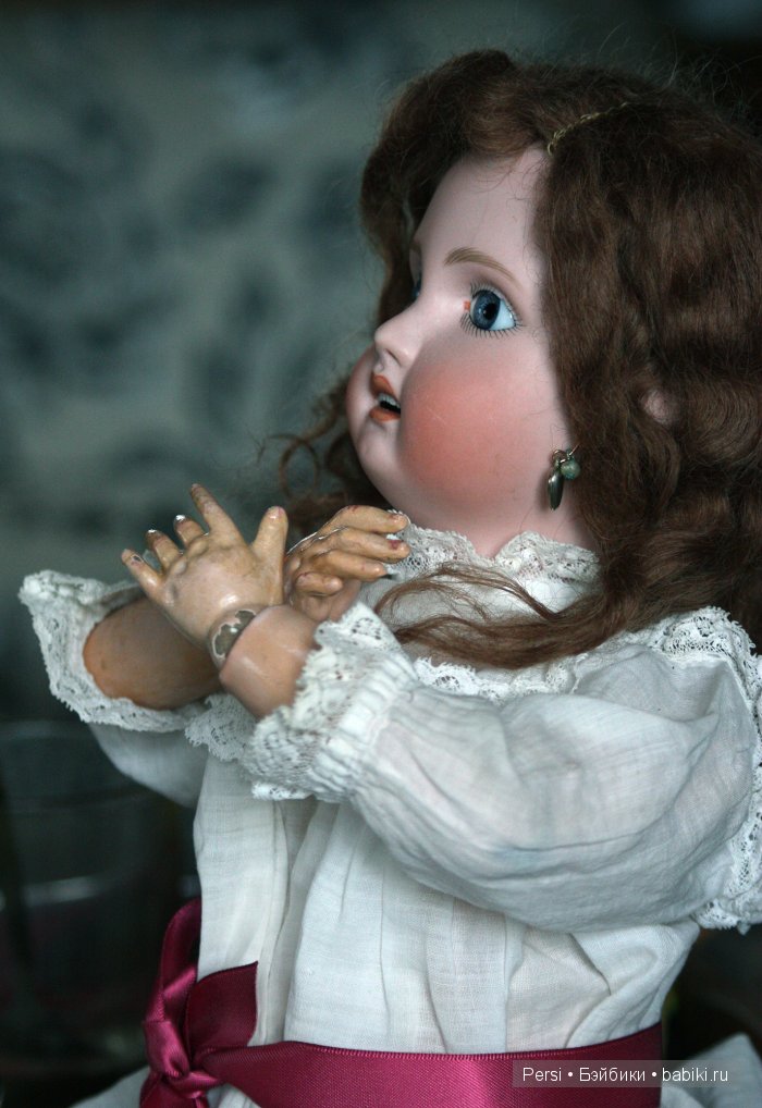 Мечтательница Соланж — Антикварные куклы Jumeau (Жюмо): Tete Jumeau (фото 5)