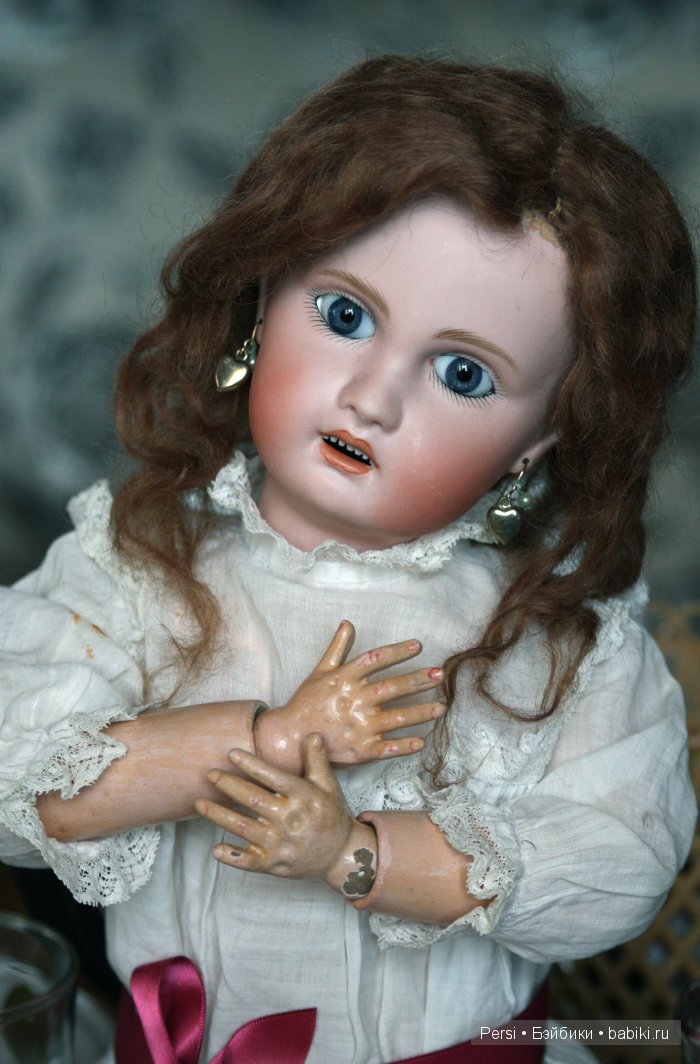 Мечтательница Соланж — Антикварные куклы Jumeau (Жюмо): Tete Jumeau (фото 7)