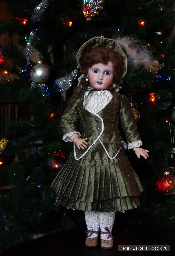 Новогоднее настроение — Антикварные куклы Jumeau (Жюмо): Tete Jumeau