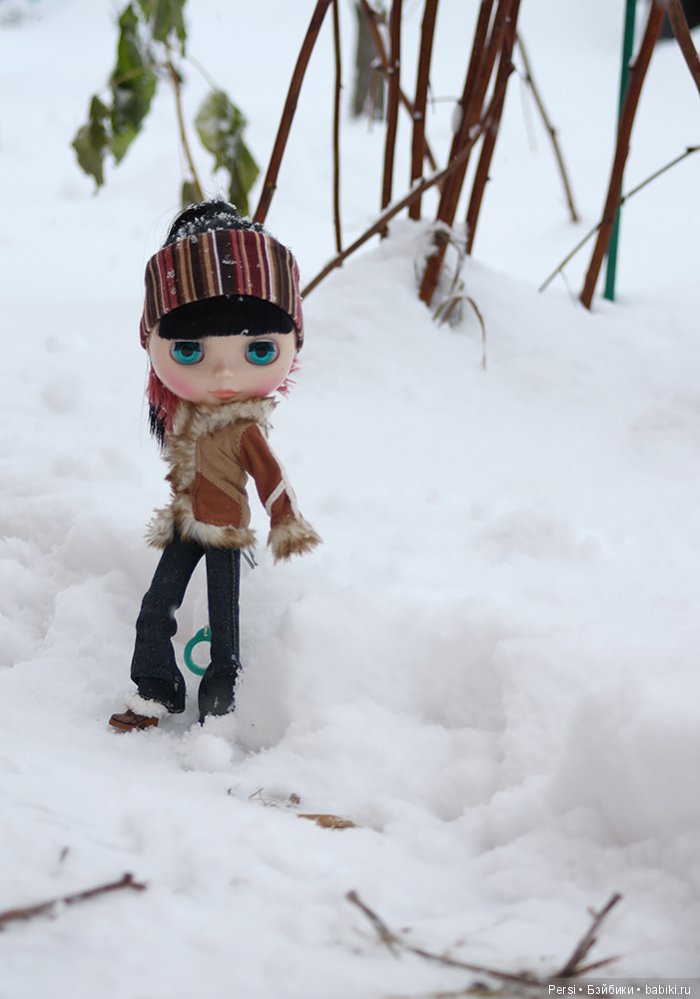 Чио в пушистых снегах — Оригинальные куклы Blythe (Блайз): Takara