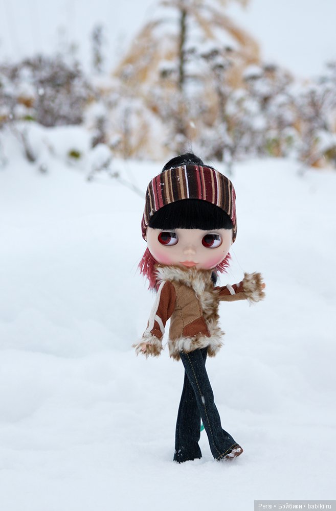 Чио в пушистых снегах — Оригинальные куклы Blythe (Блайз): Takara (фото 6)