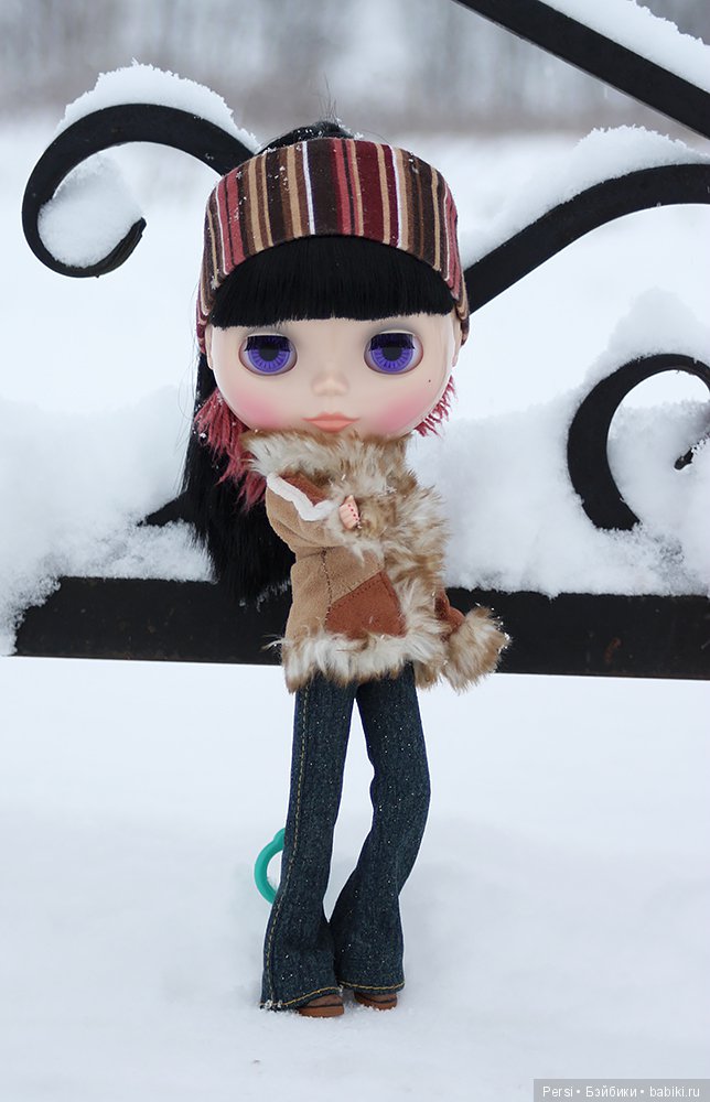 Чио в пушистых снегах — Оригинальные куклы Blythe (Блайз): Takara (фото 3)