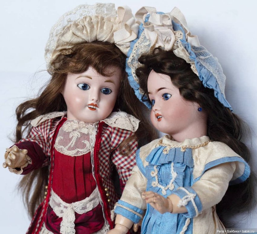 Три грации — Антикварные куклы Limoges (Лимож): Lanternier