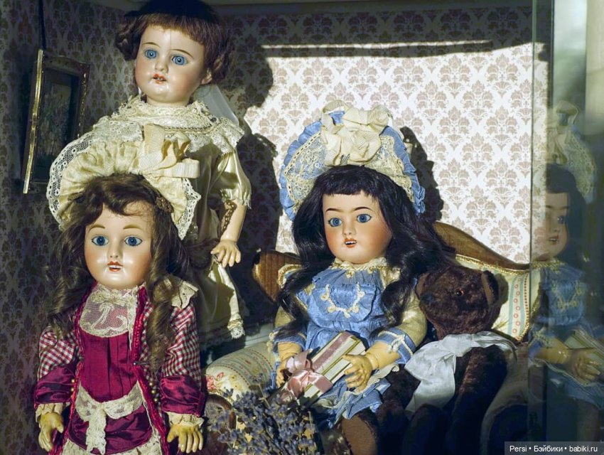Три грации — Антикварные куклы Limoges (Лимож): Lanternier