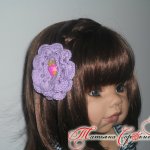 Резинки для волос "Роза"