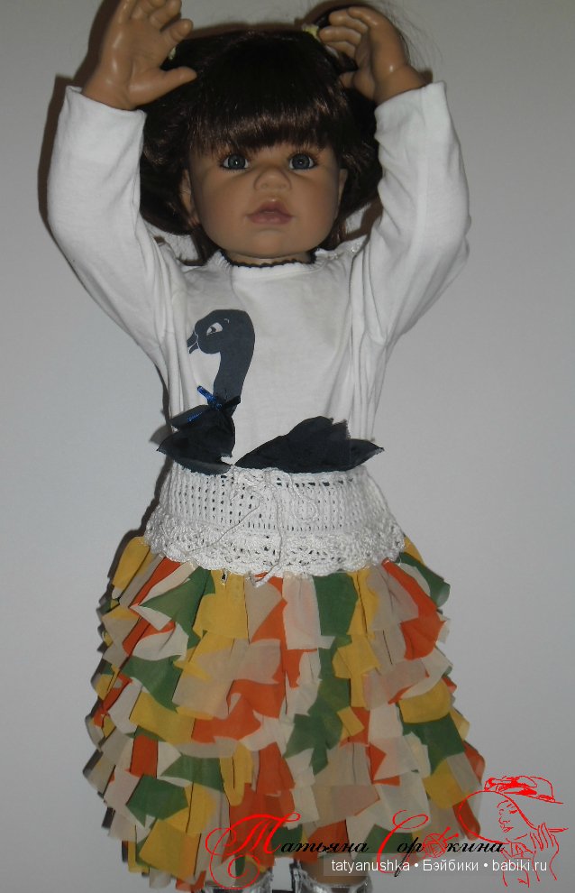 Красивые ажурные юбочки для куклы