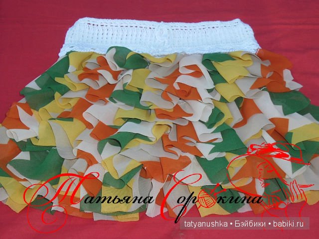 Красивые ажурные юбочки для куклы