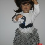 Красивые ажурные юбочки для куклы